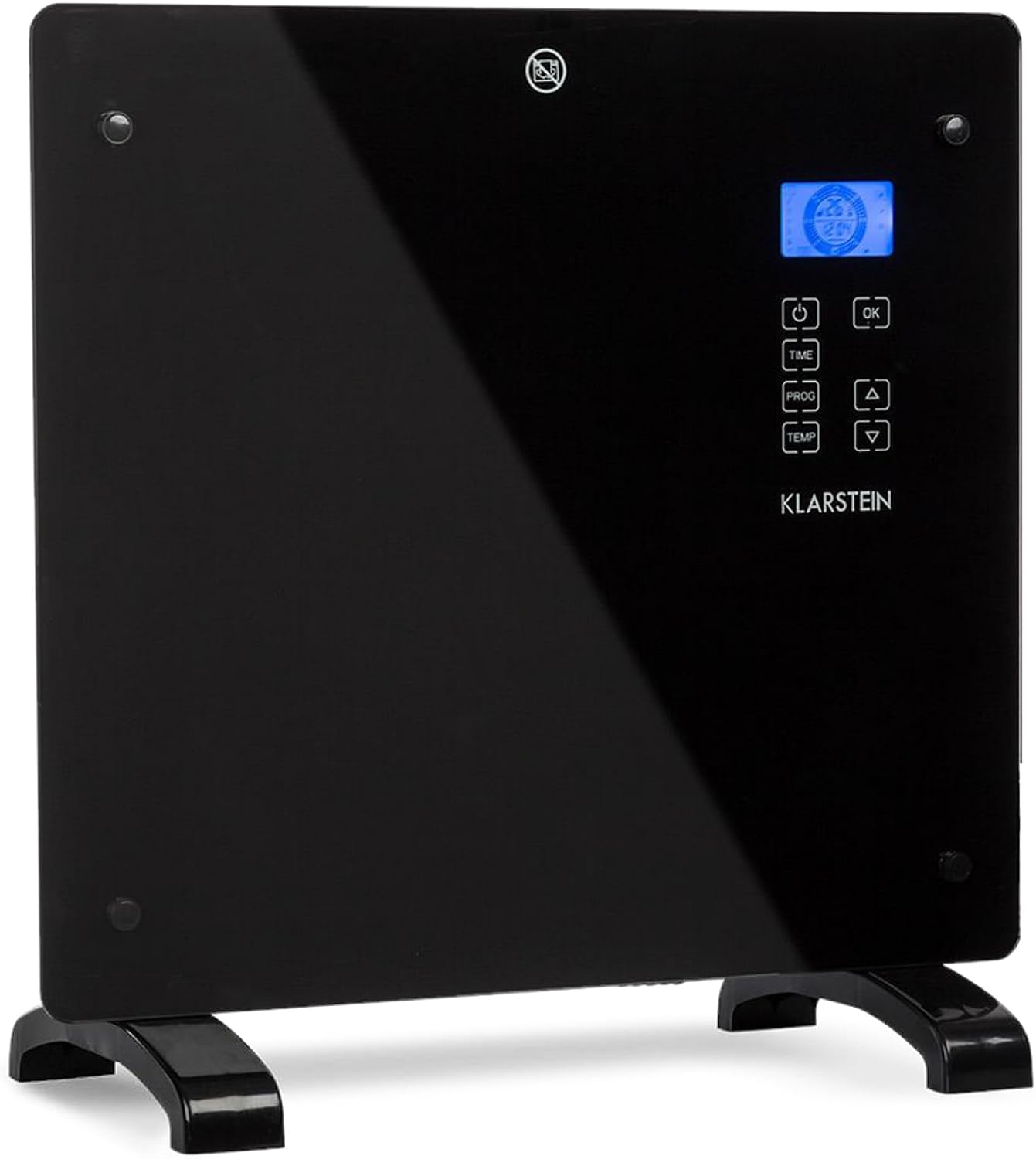 Detalle de Klarstein Norderney konvektor 1 000 W med timer och flexibel montering