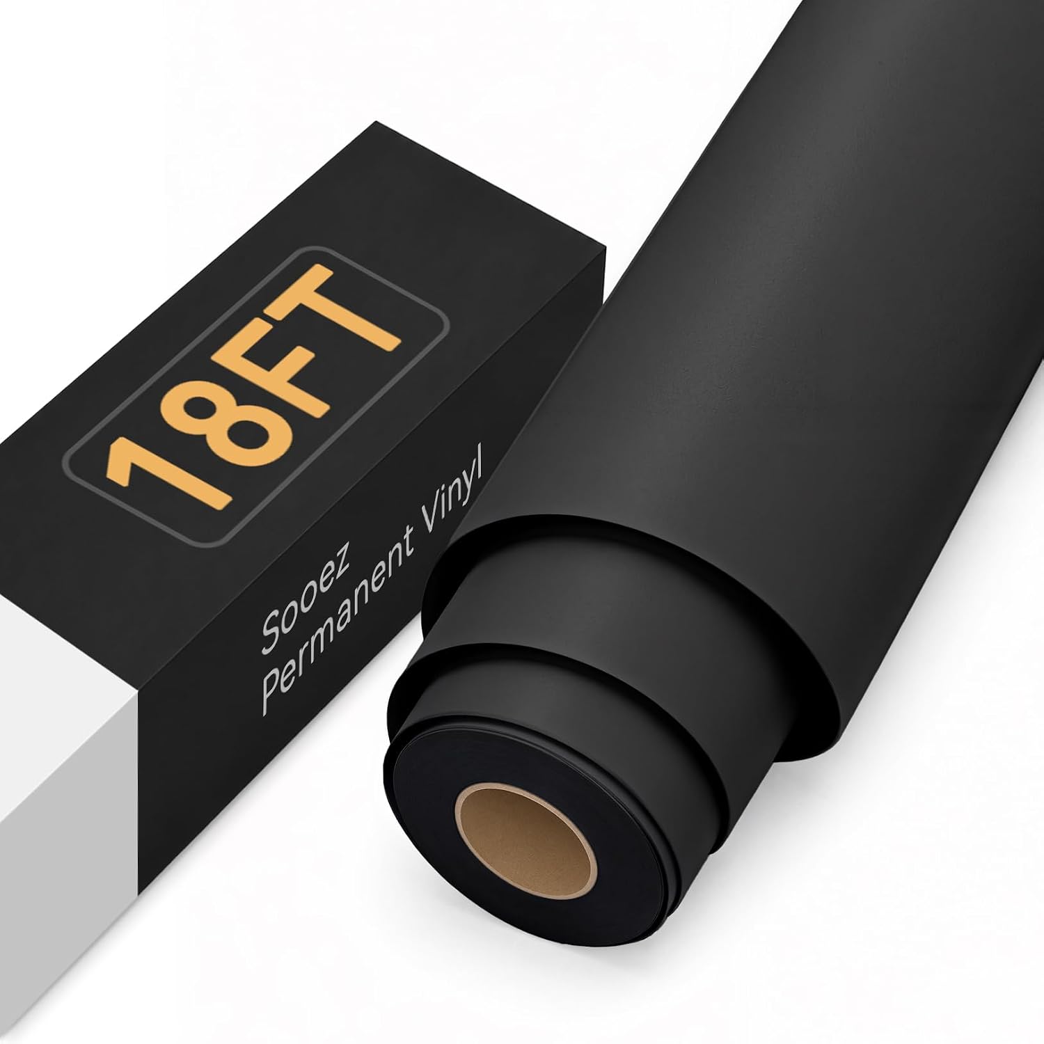 Detalle de Sooez Permanent Adhesive Vinyl Roll, Matte Black