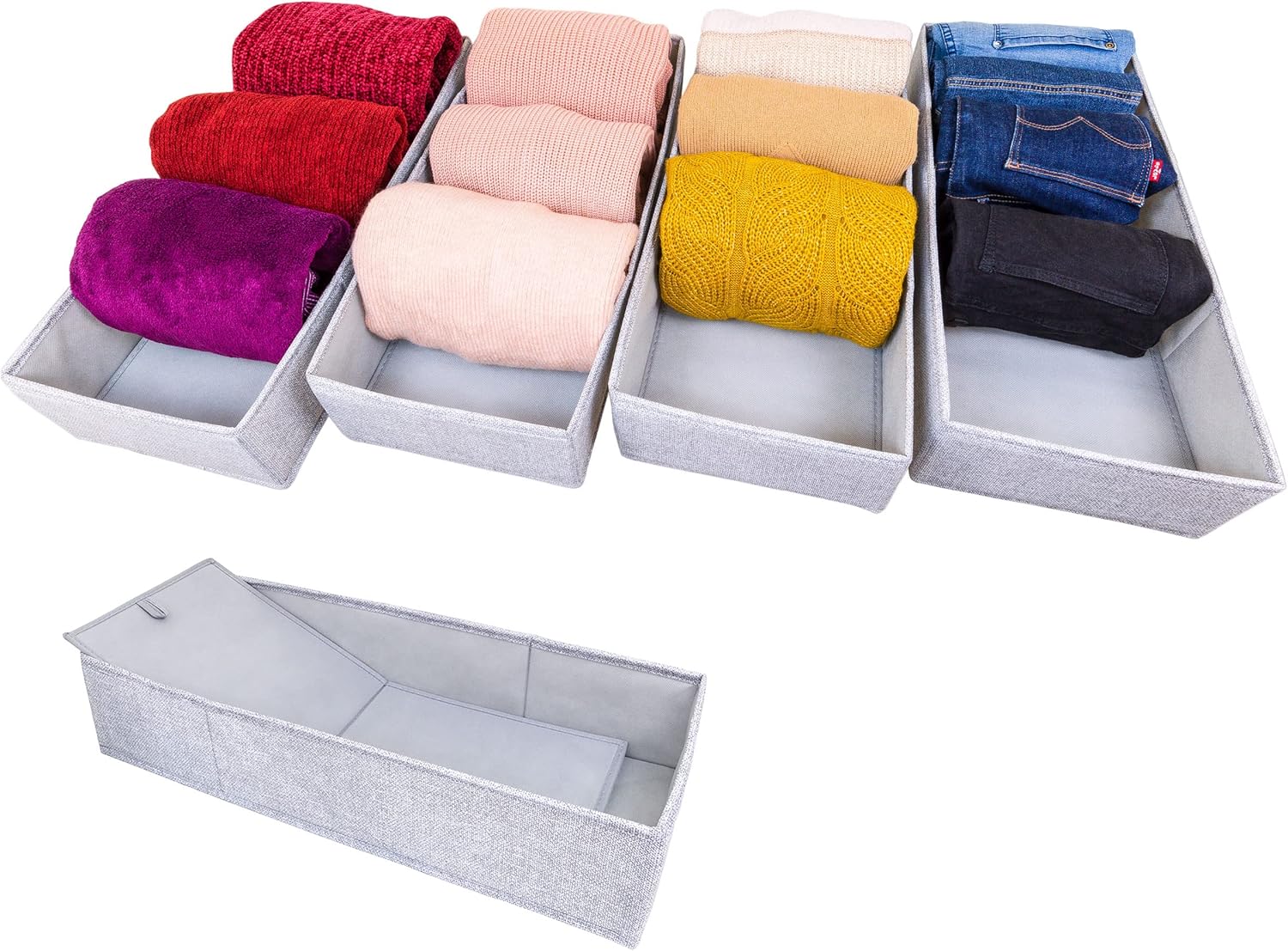 SIMPLE JOY PAX100 FileFolding Box für IKEA Pax 4er Set