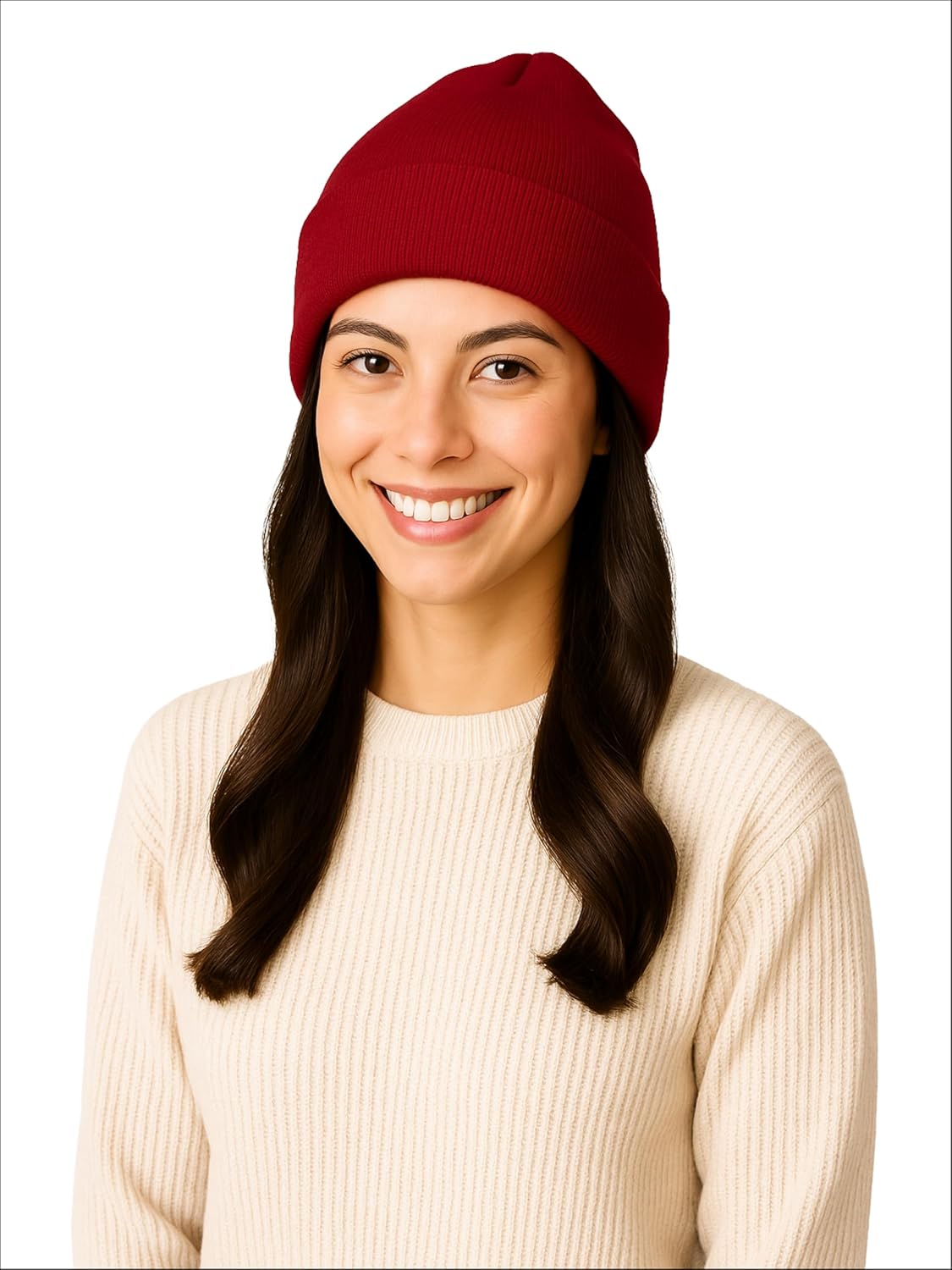 Detalle 2 de DonDon berretto invernale unisex in maglia classico