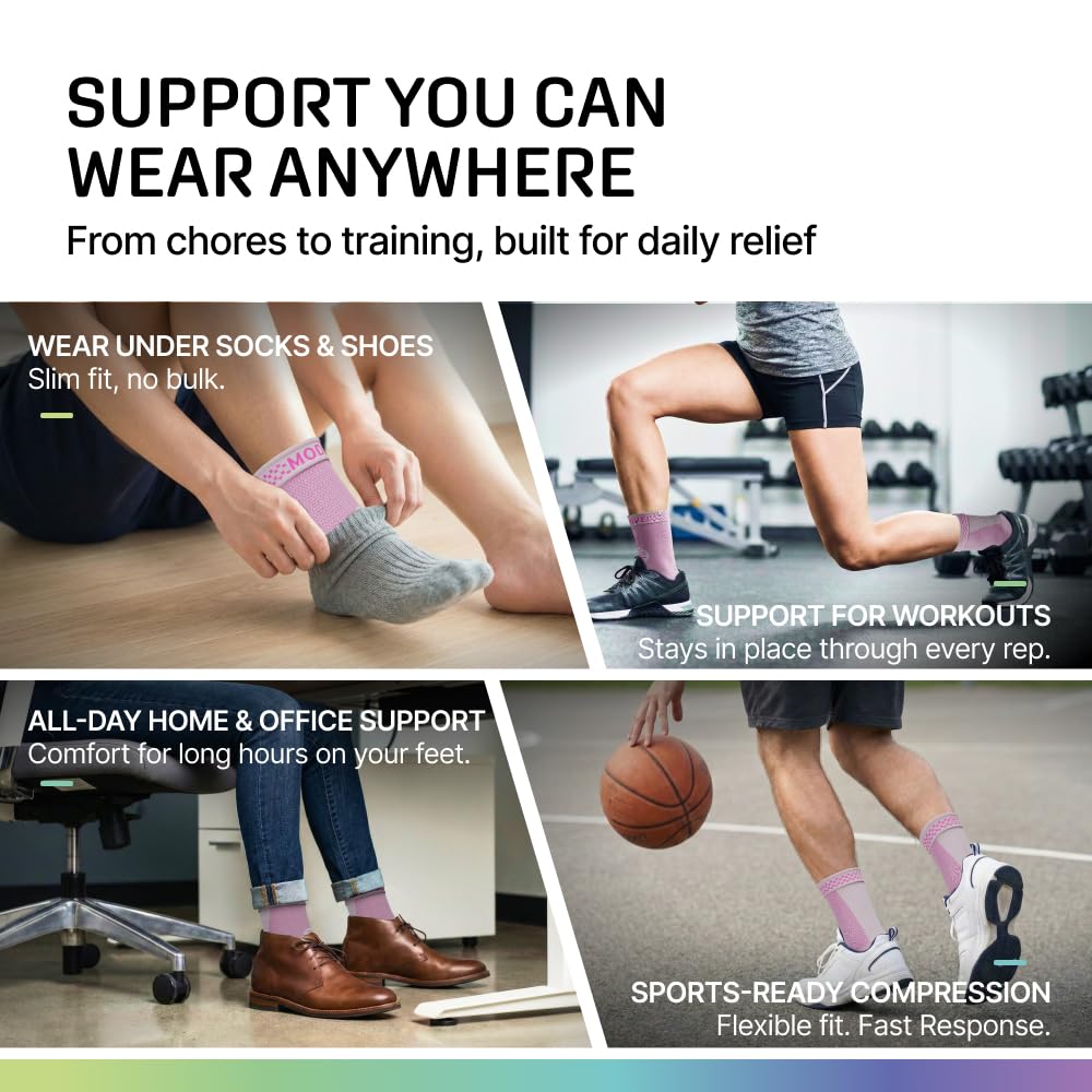 Detalle 2 de MODVEL Ankle Brace Compression Sleeve: Practical Support for Injury Recovery and Plantar Fasciitis