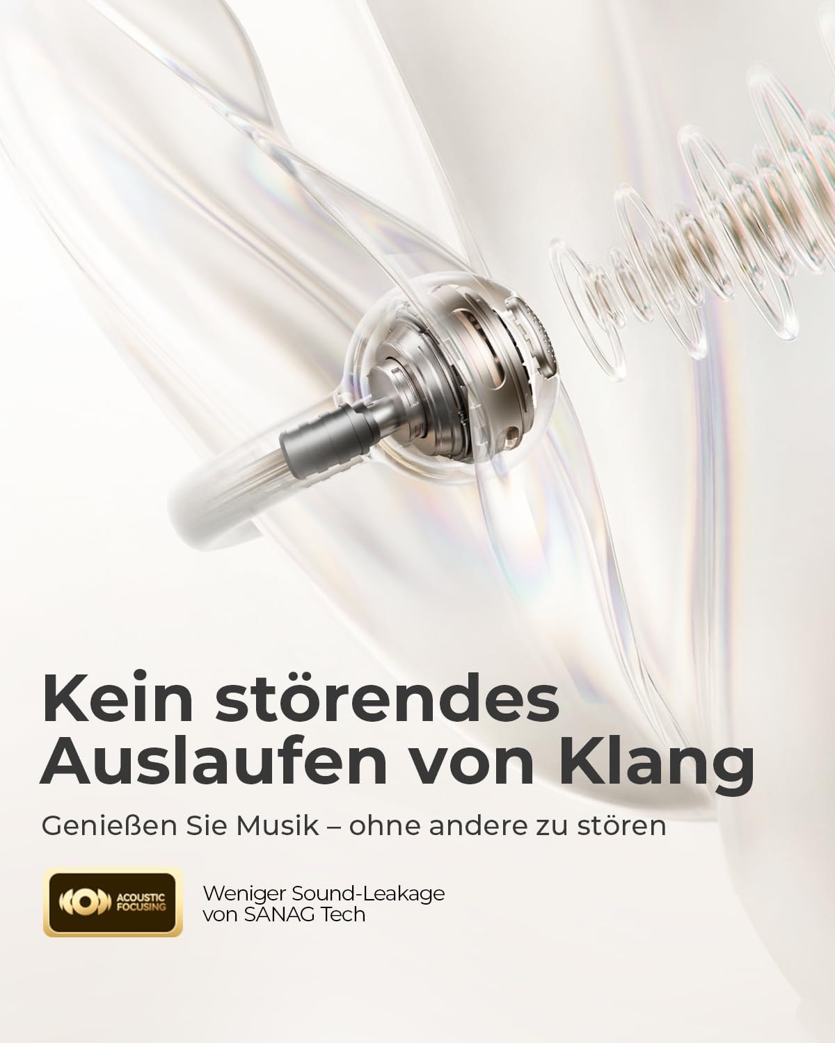 Thumbnail 4 de SANAG S6SUltra Open Ear Clip-On Kopfhörer mit Bluetooth 6.0, IP67 & bis zu 42 Std. Laufzeit