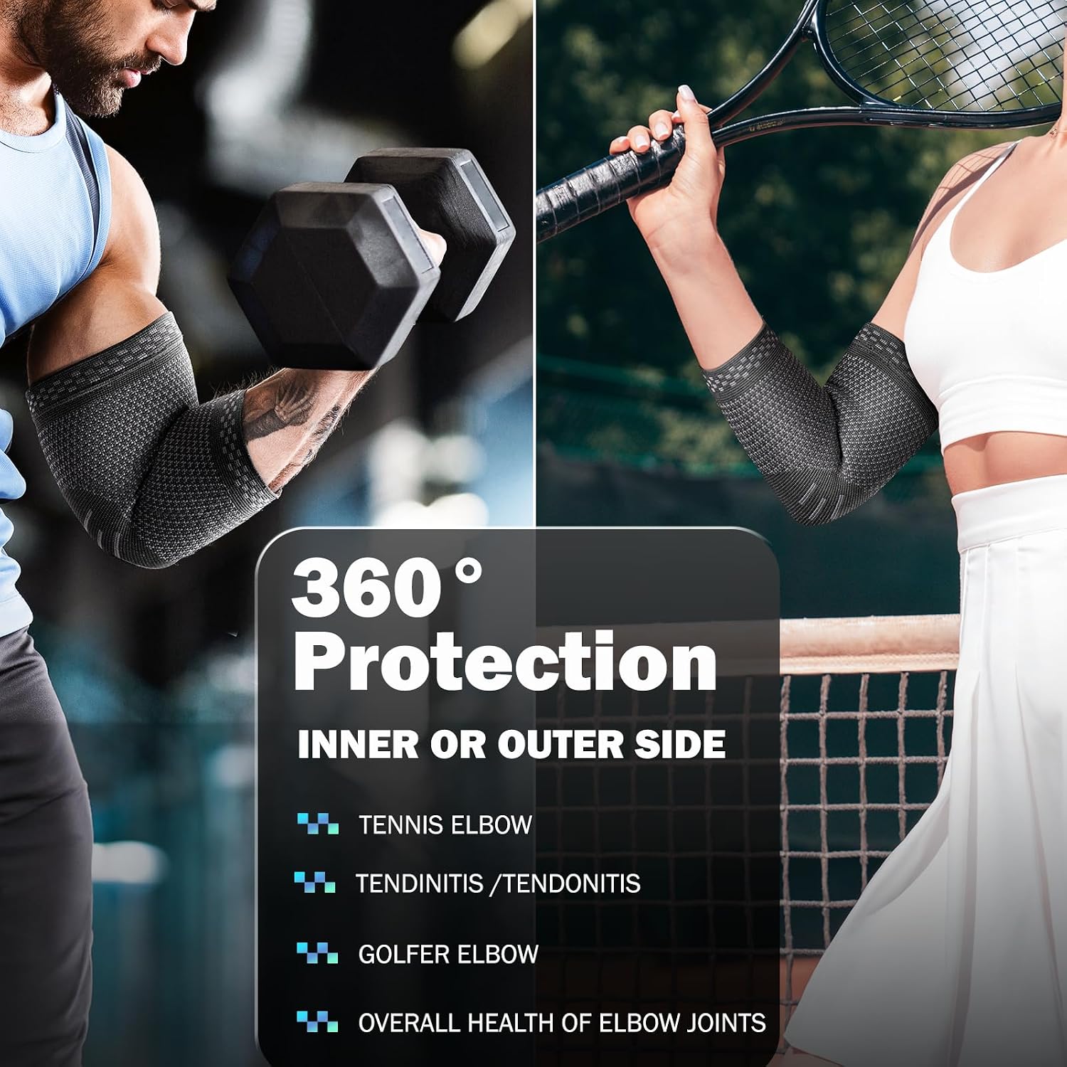 Detalle 2 de POWERLIX Ellenbogenbandage XL für Tennisarm