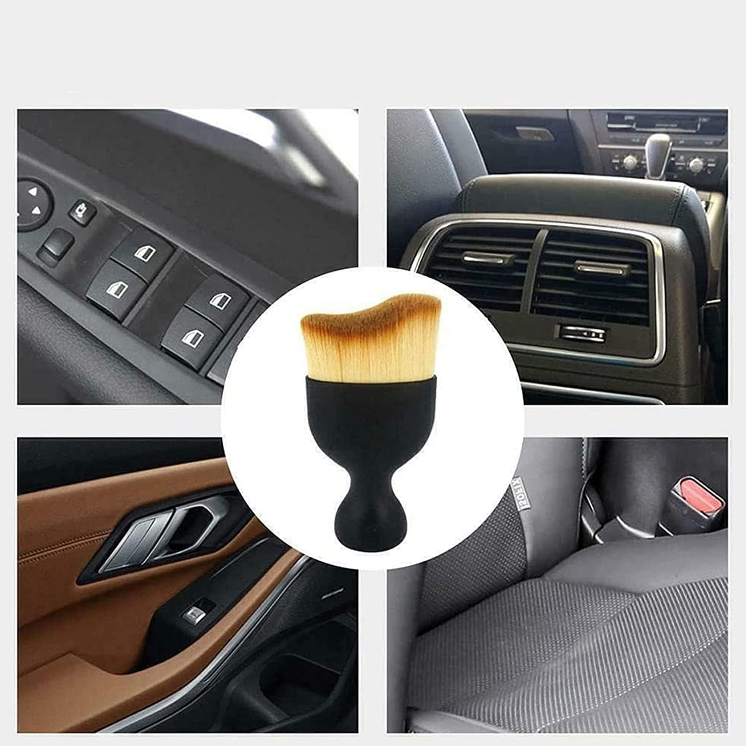 Detalle 2 de XZYZYW Car Interior Cleaning Soft Brush – No Scratch Dusting for Sofa, Screen and Every Corner