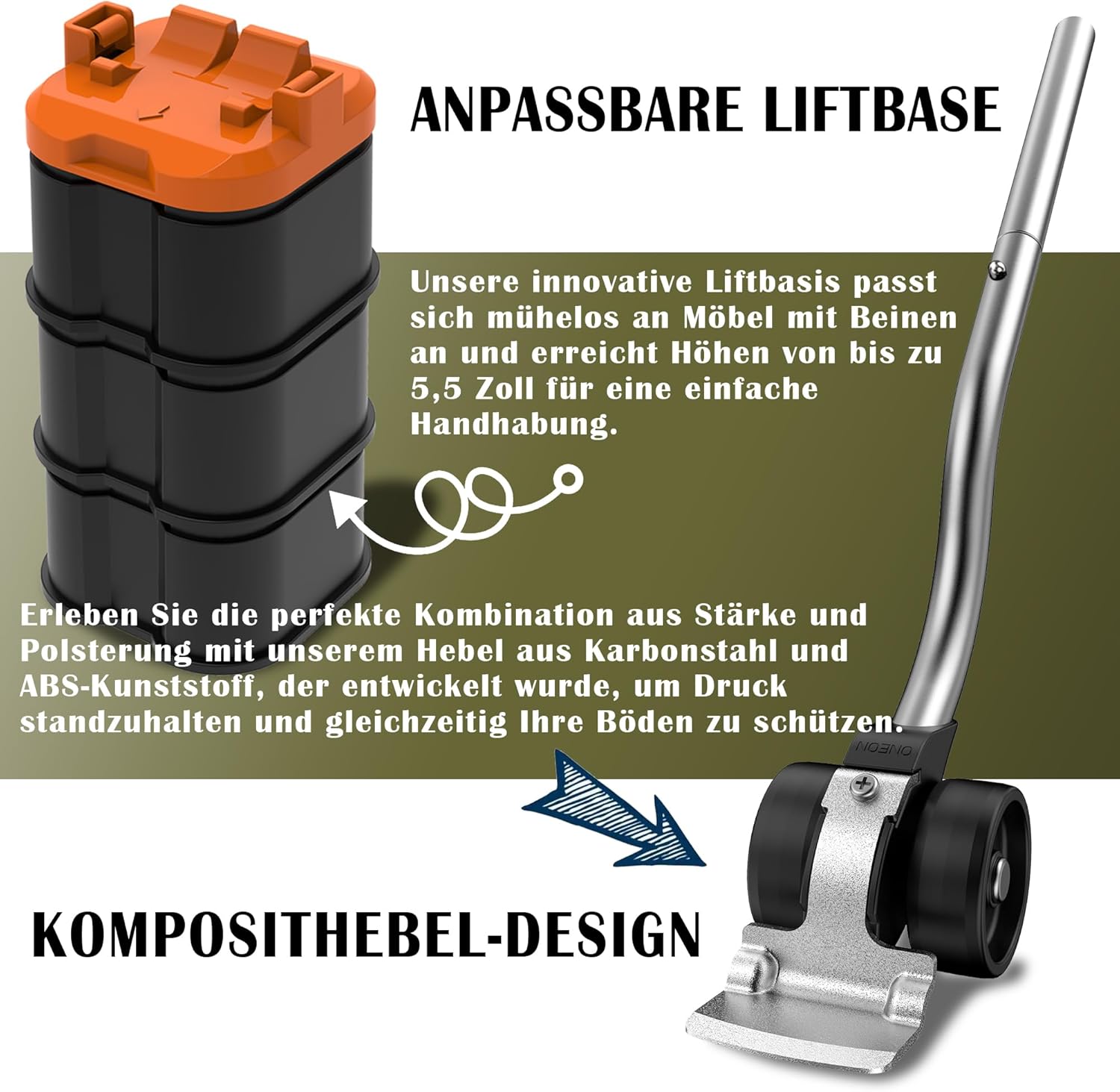 Detalle de ONEON Möbel transportroller Plus