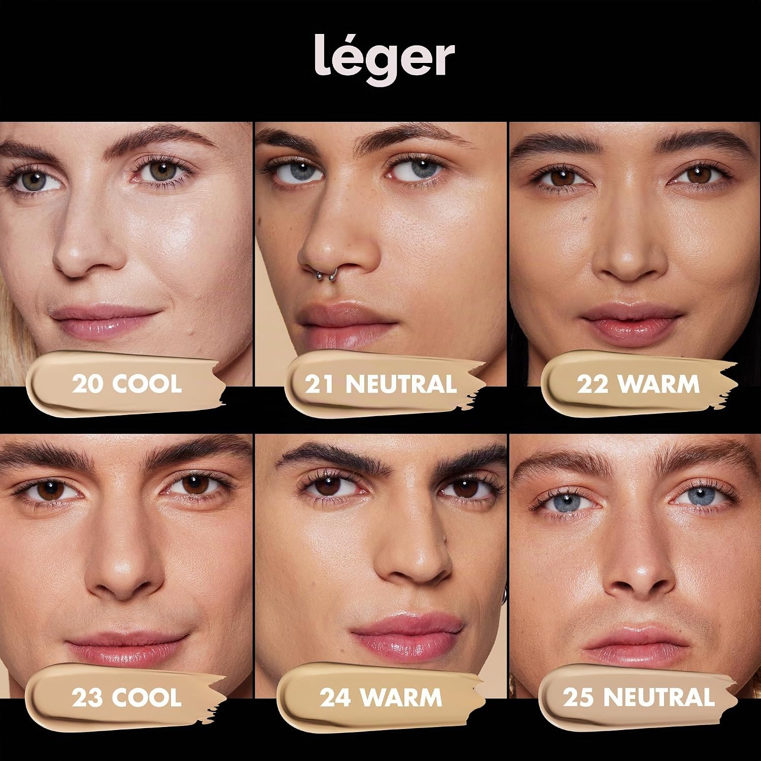 Detalle de e.l.f. Fond de teint Soft Glam — finition satinée, couvrance moyenne, longue tenue, vegan et sans cruauté (20 Light Cool)