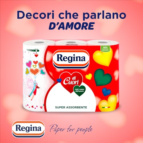 Detalle 2 de Regina di Cuori – 18 Rotoli di Carta Cucina a 2 Veli