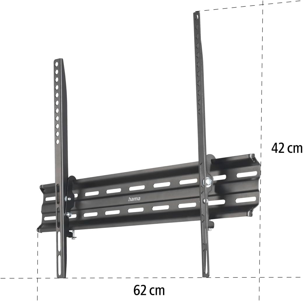 Detalle 2 de Hama neigbare TV-Wandhalterung für 32–75 Zoll (VESA 100×100 bis 600×400, bis 40 kg), schwarz