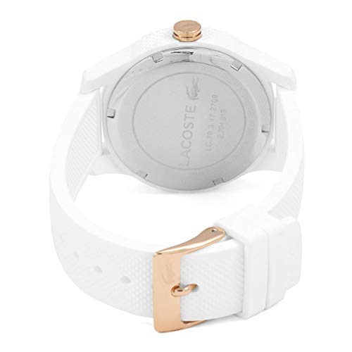 Thumbnail 1 de Reloj Lacoste Analógico de Cuarzo para Mujer – Colección LACOSTE.12.12, Correa Blanca de Silicona, 38 mm