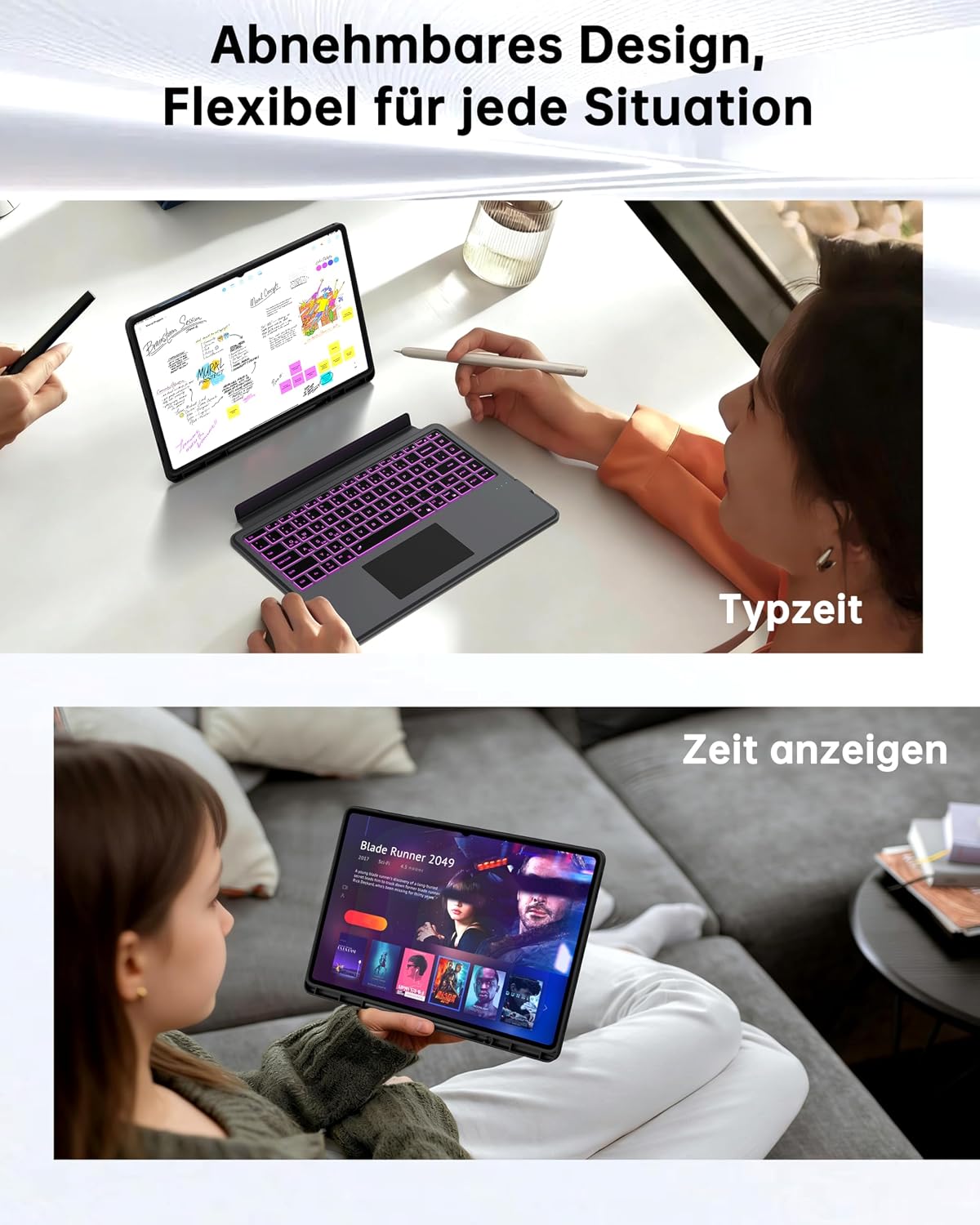 Detalle 1 de Tastaturhülle für Samsung Galaxy Tab 14,6 Zoll
