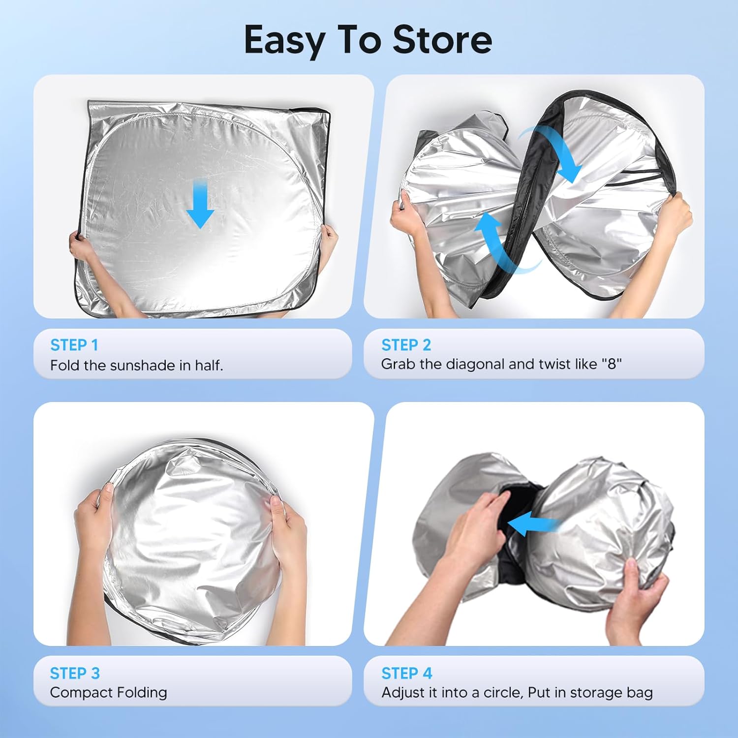Thumbnail 5 de KUST Windshield Sun Shade for Tesla Model Y 2025