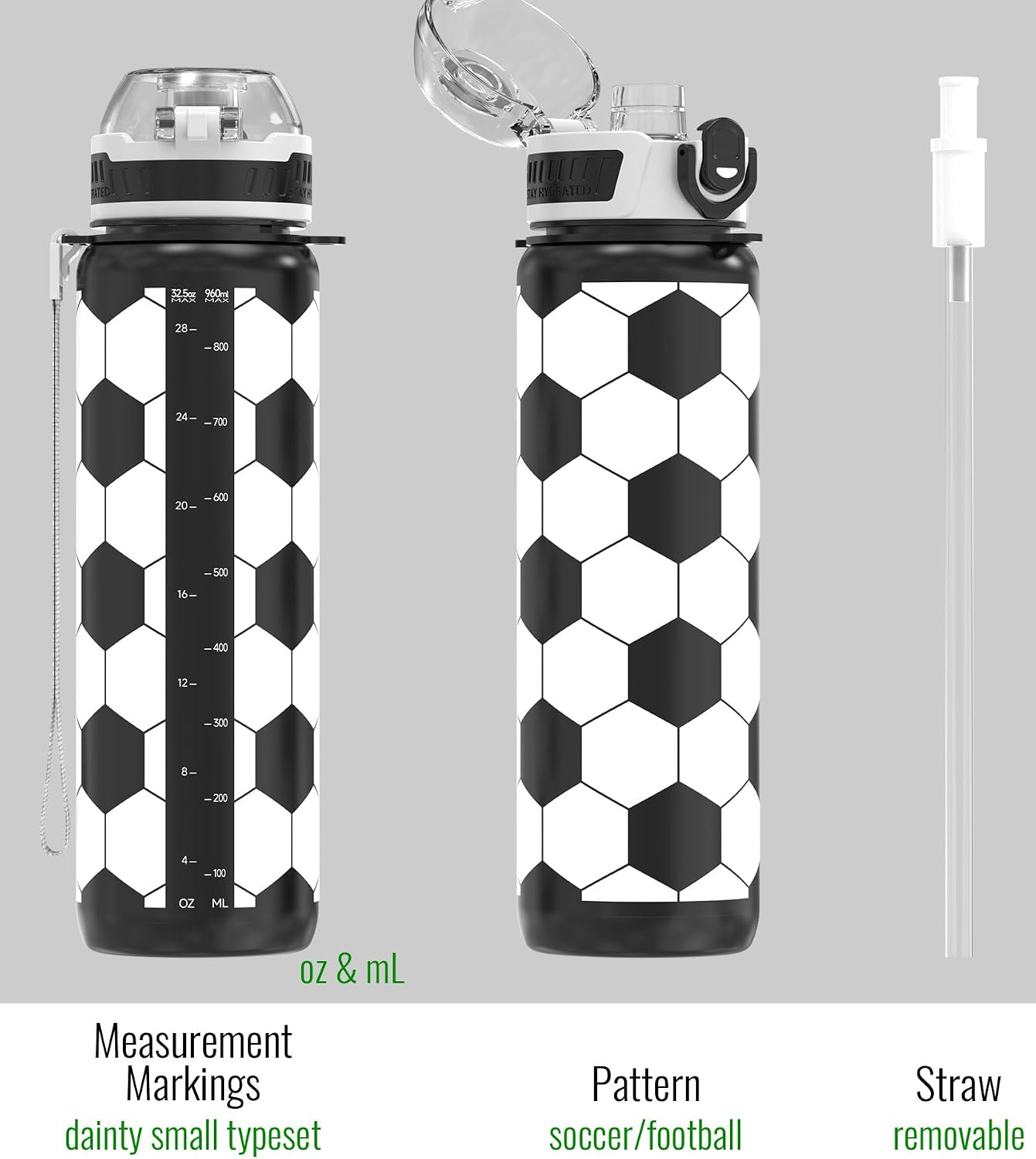 Thumbnail 3 de MYFOREST 34oz Water Bottle 1L