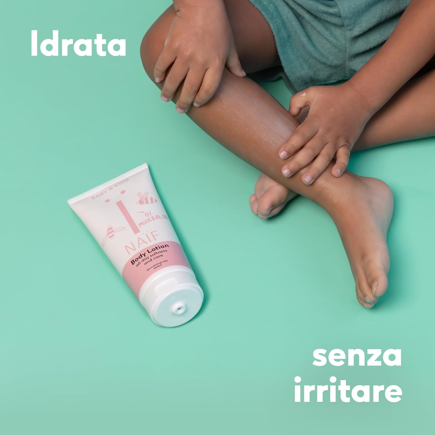 Thumbnail 3 de Naïf Lozione corpo nutriente per neonati e bambini – Crema delicata 200 ml per pelli sensibili