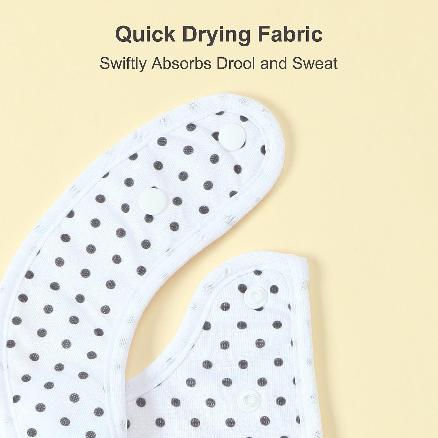Detalle de Benoxine waterproof baby bibs 8-pack