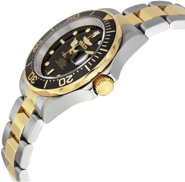 Detalle de Invicta Pro Diver Uomo: Orologio automatico da 40 mm in acciaio inox, quadrante nero