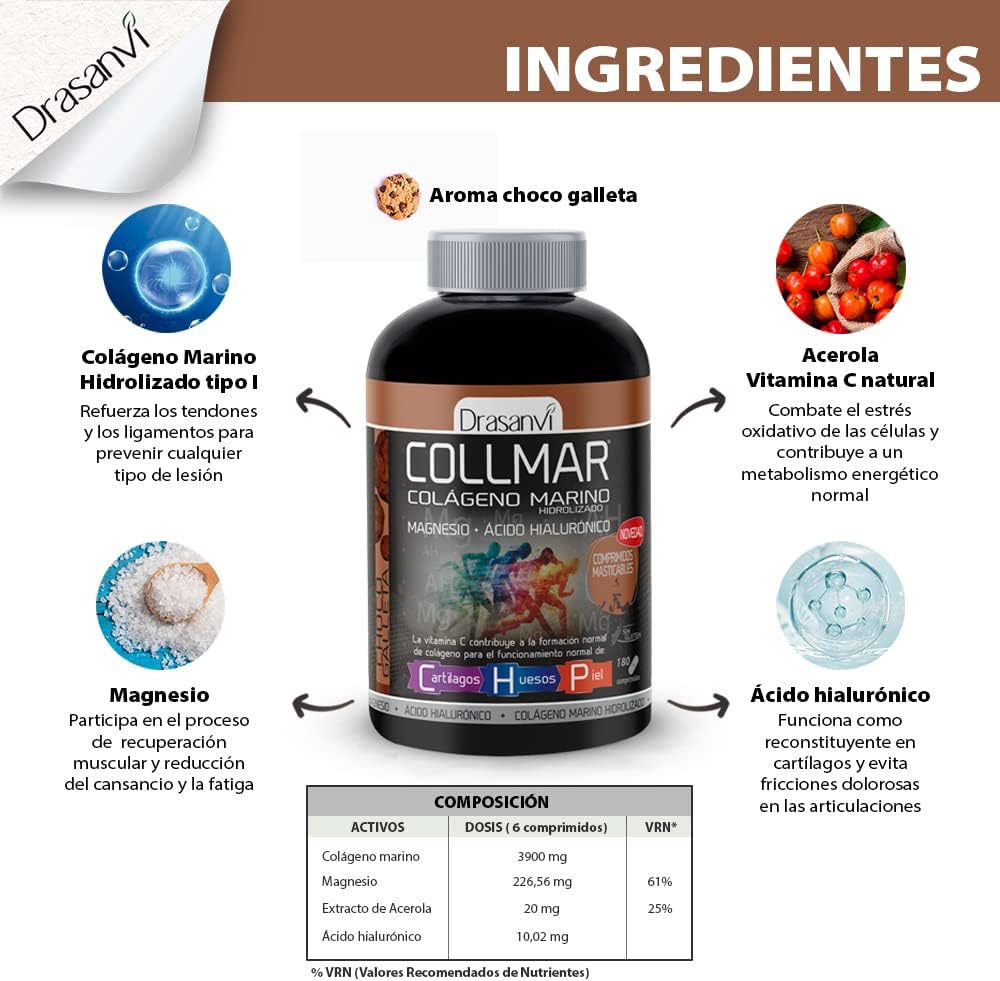 Thumbnail 5 de DRASANVI COLLMAR masticables 180 comprimidos