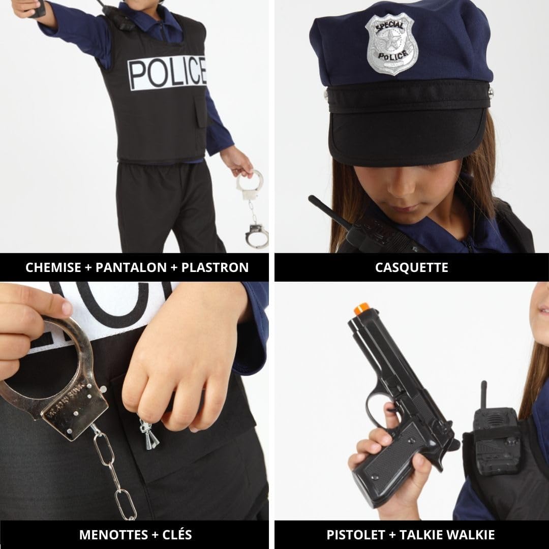 Thumbnail 1 de RUBIE'S Déguisement Policier 3-10 ans 🎭