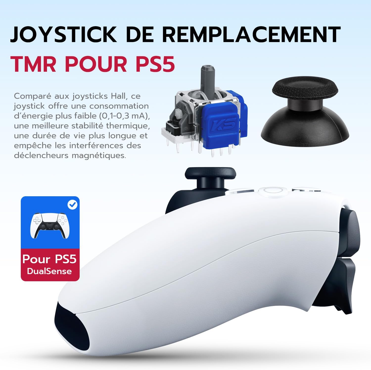 Detalle de Tolesum Kit Réparation joysticks 2 PS5