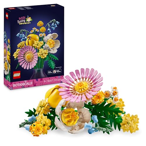 Detalle de LEGO Botanicals Petit Bouquet Ensoleillé – Jeu de Construction Fleurs Artificielles