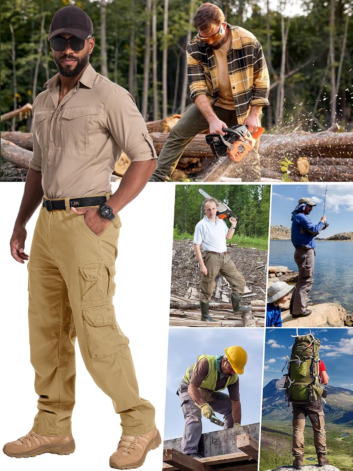 Detalle de Faysfad cargo trousers with 10 pockets