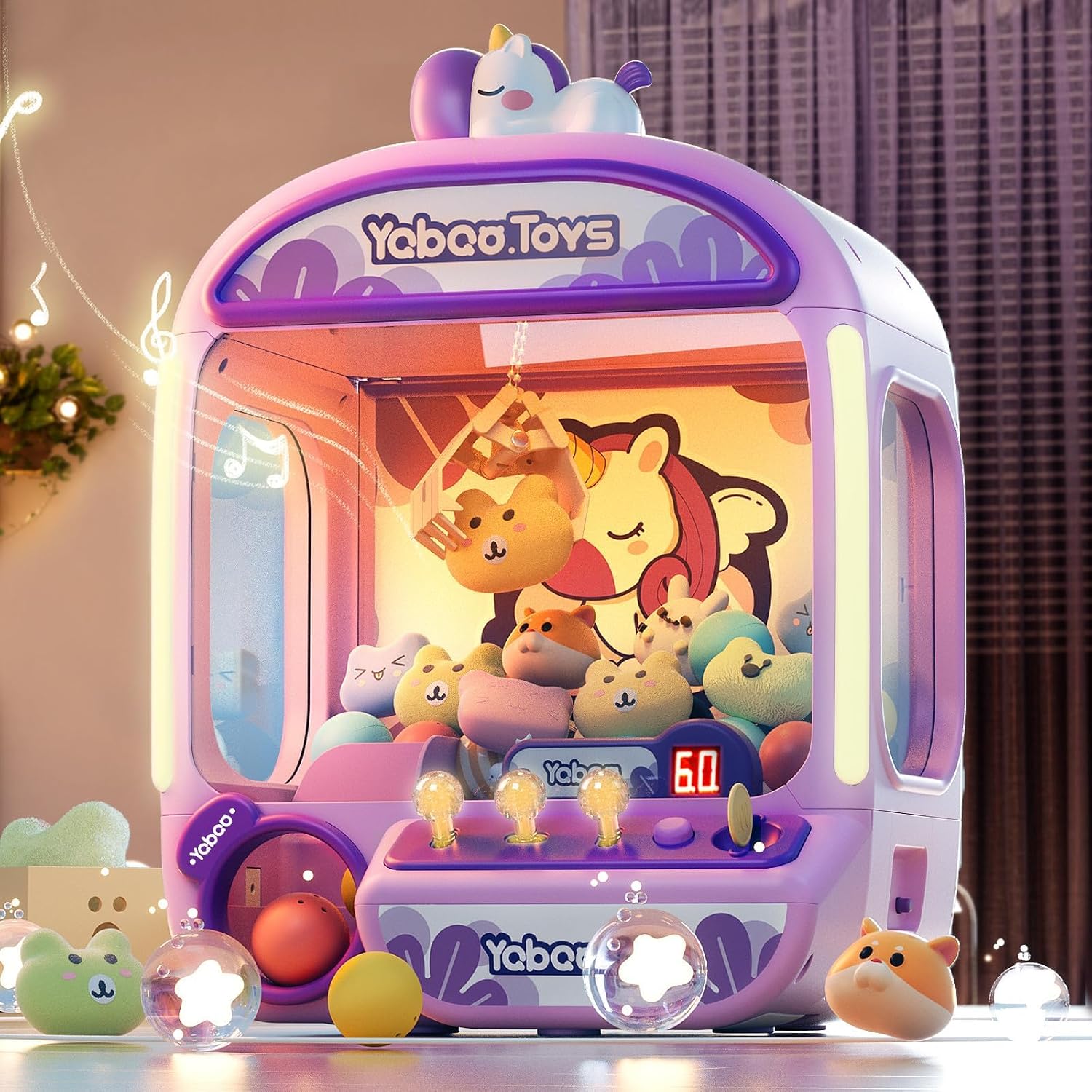 Detalle de Large Claw Machine for Kids 1 Mini Arcade Game