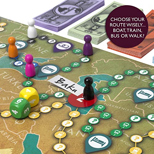 Thumbnail 3 de IDEAL Race Across the World Board Game – The Globe-Trotting Family Adventure for 2–6 Players