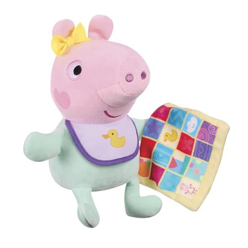Detalle de Peppa Pig Baby Evie with Blanket Plush Toy