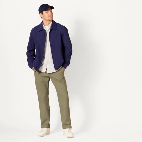 Detalle 1 de Amazon Essentials Men's Classic-Fit Wrinkle-Resistant Chino Trouser, Khaki Beige, 33W / 30L