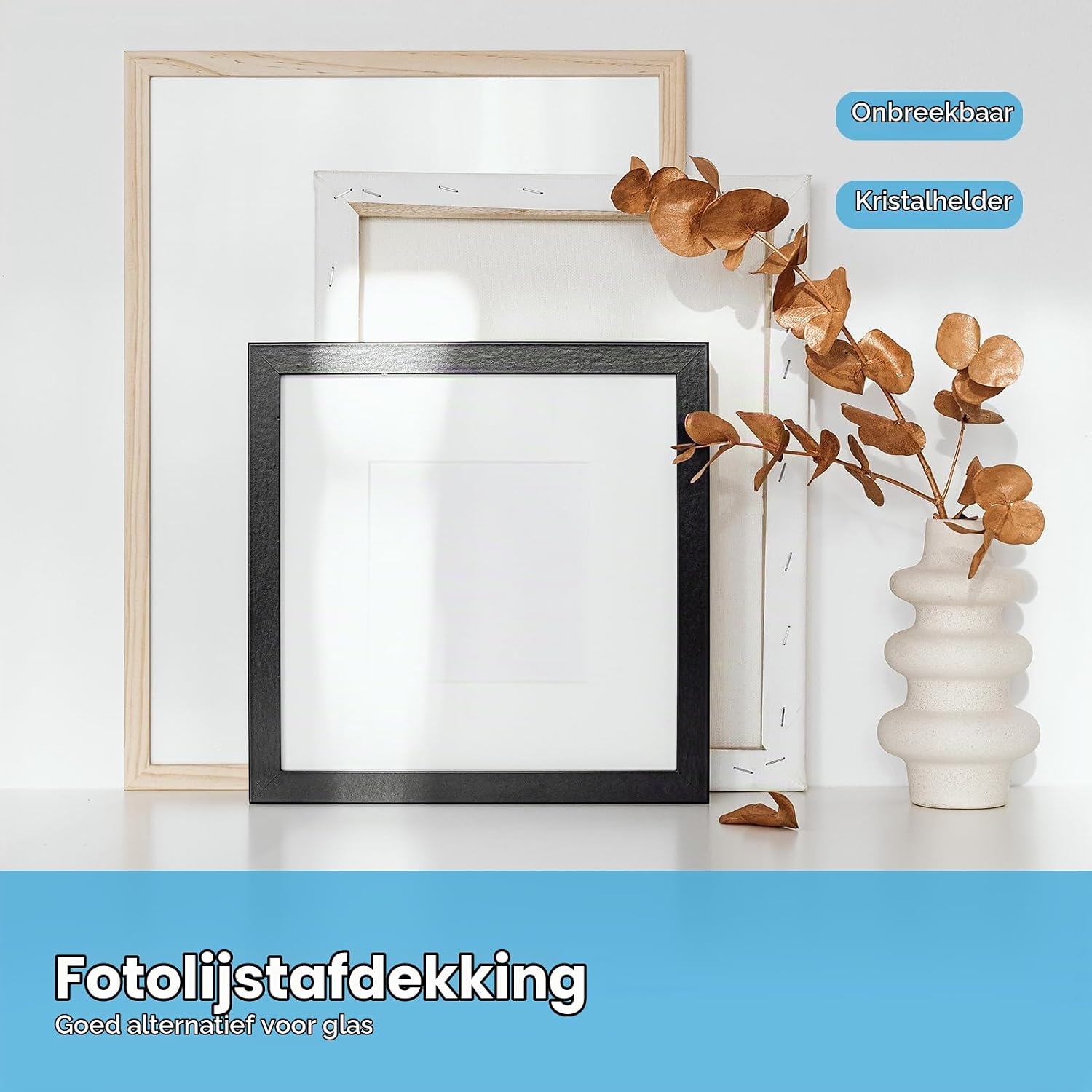 Detalle de Art3d A25lk002NA05 flexibele transparante PET-platen, 5 stuks, 35,5 x 28 cm