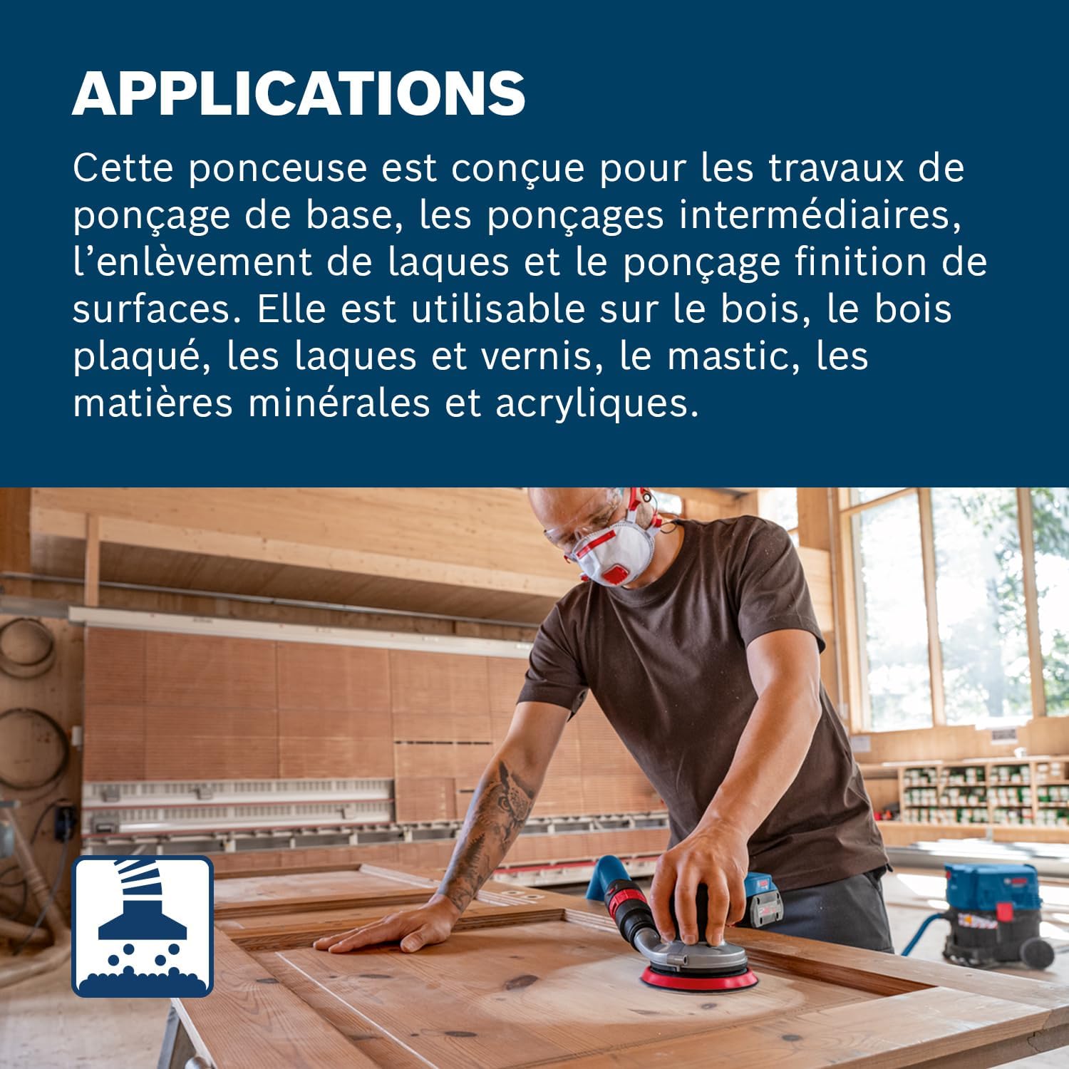 Thumbnail 3 de Bosch Professional GEX 18V-125 ponceuse 125 mm 🛠