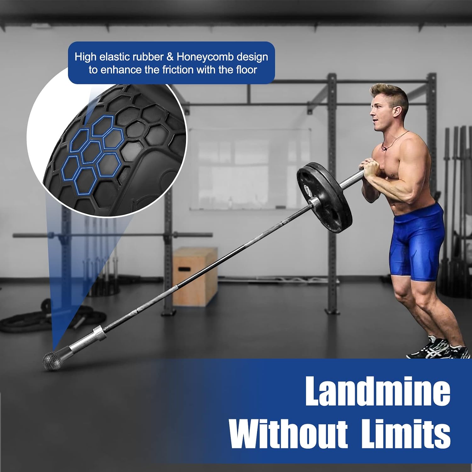 Detalle 2 de HXD-ERGO Landmine Attachment for Barbell 2" ๐