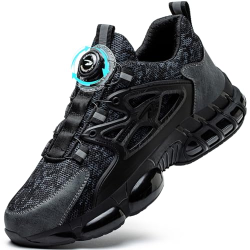 Detalle de GUDECIUS: Zapatos de Seguridad para Hombre y Mujer con cordones de botón y protección KEVLAR