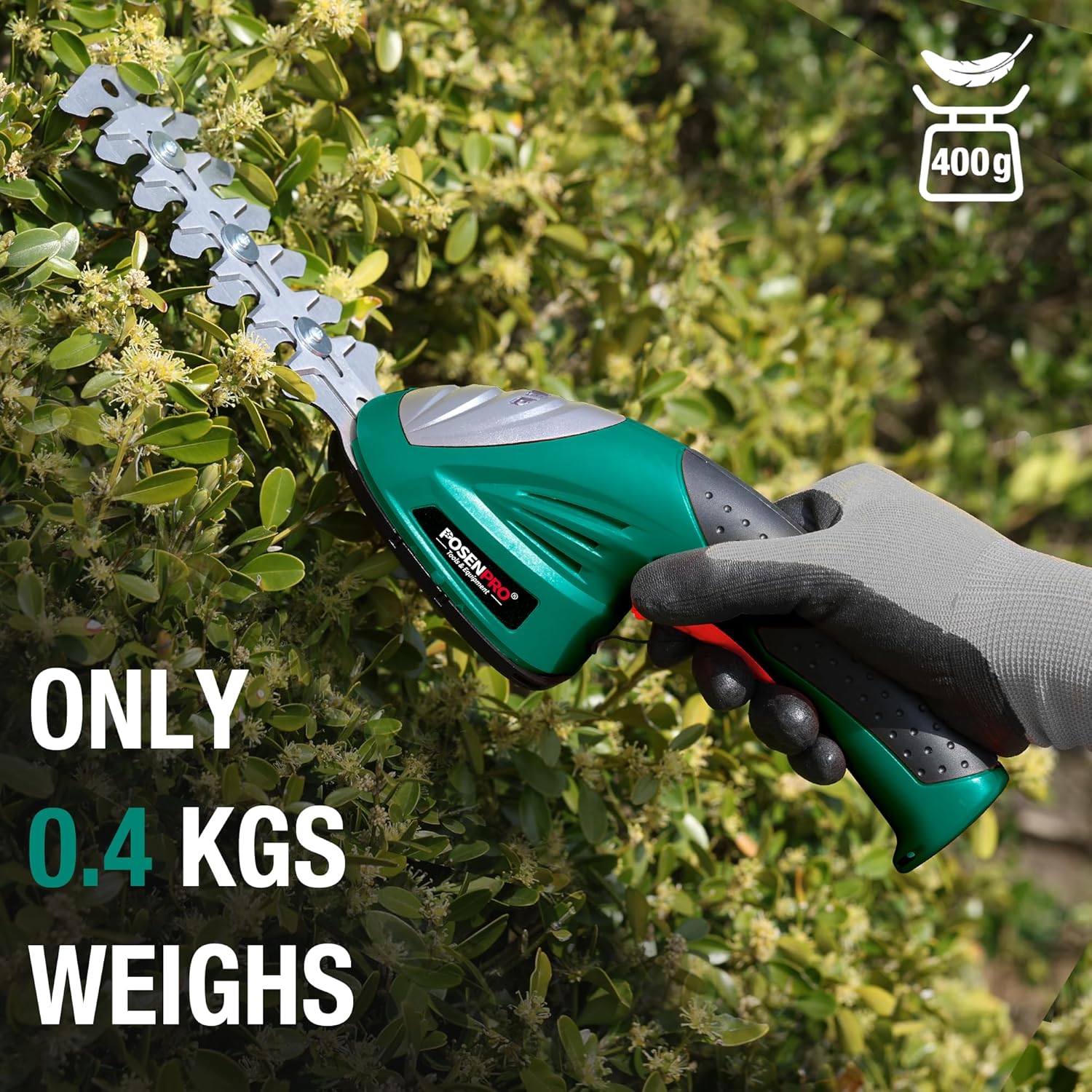 Thumbnail 5 de POSENPRO 7.2V 2-in-1 Cordless Hedge Trimmers & Grass Shear (rechargeable lithium-ion)