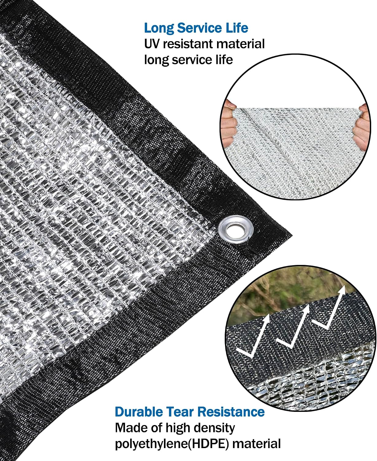 Detalle 1 de Reflective Shade Cloth 10 x 10 ft