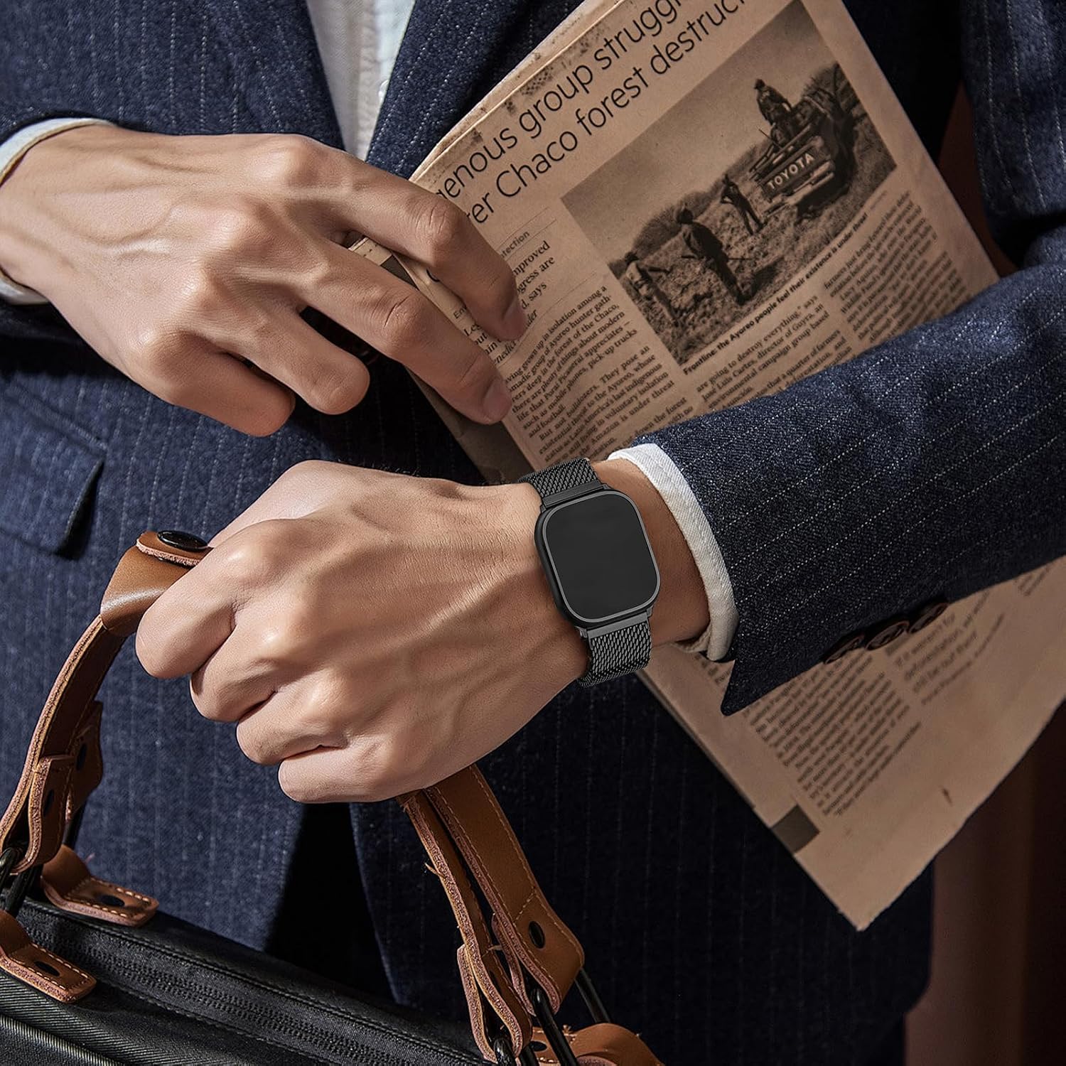 Detalle 2 de BXUXOHS Milanese Mesh Loop 49mm