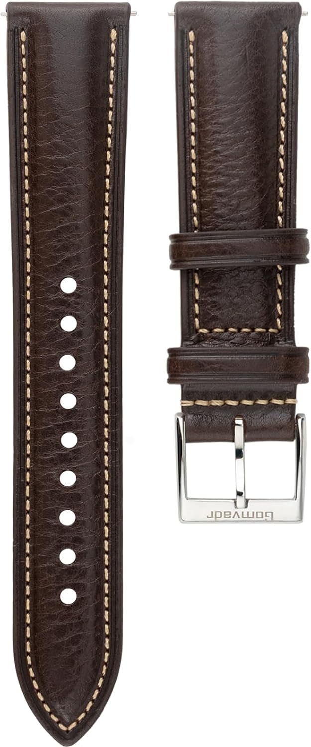 Thumbnail 1 de Gomvadr Leder Uhrenarmband 20mm pflanzlich gegerbt