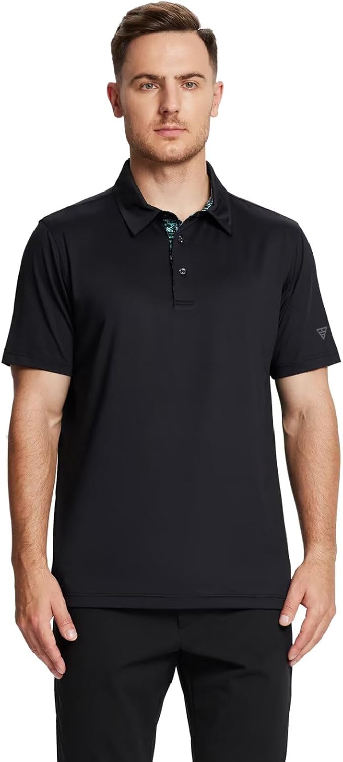 Thumbnail 1 de Men’s Dry Fit Golf Polo Shirts (Short & Long Sleeve) — Lightweight Moisture-Wicking Performance Collared Polos