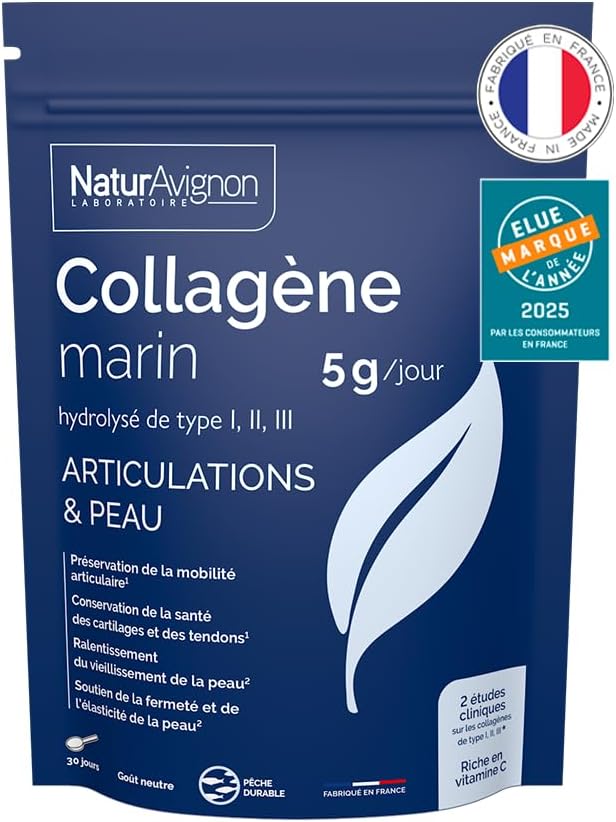Detalle de NaturAvignon Collagene marin hydrolysé type 1 2&3