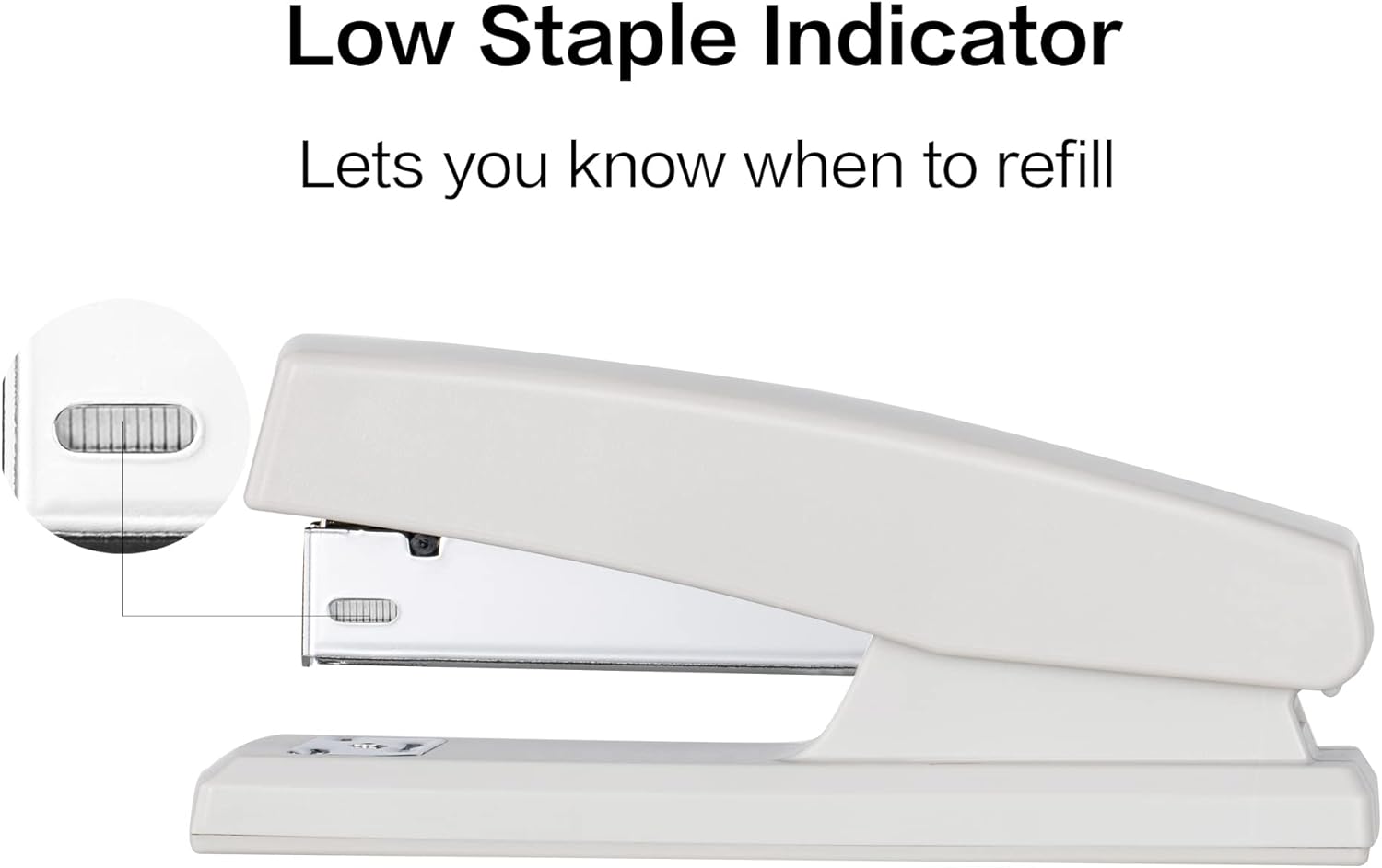 Thumbnail 3 de Deli Stapler and Staples Set – Desktop Office Stapler with 640 Staples, 25 Sheet Capacity
