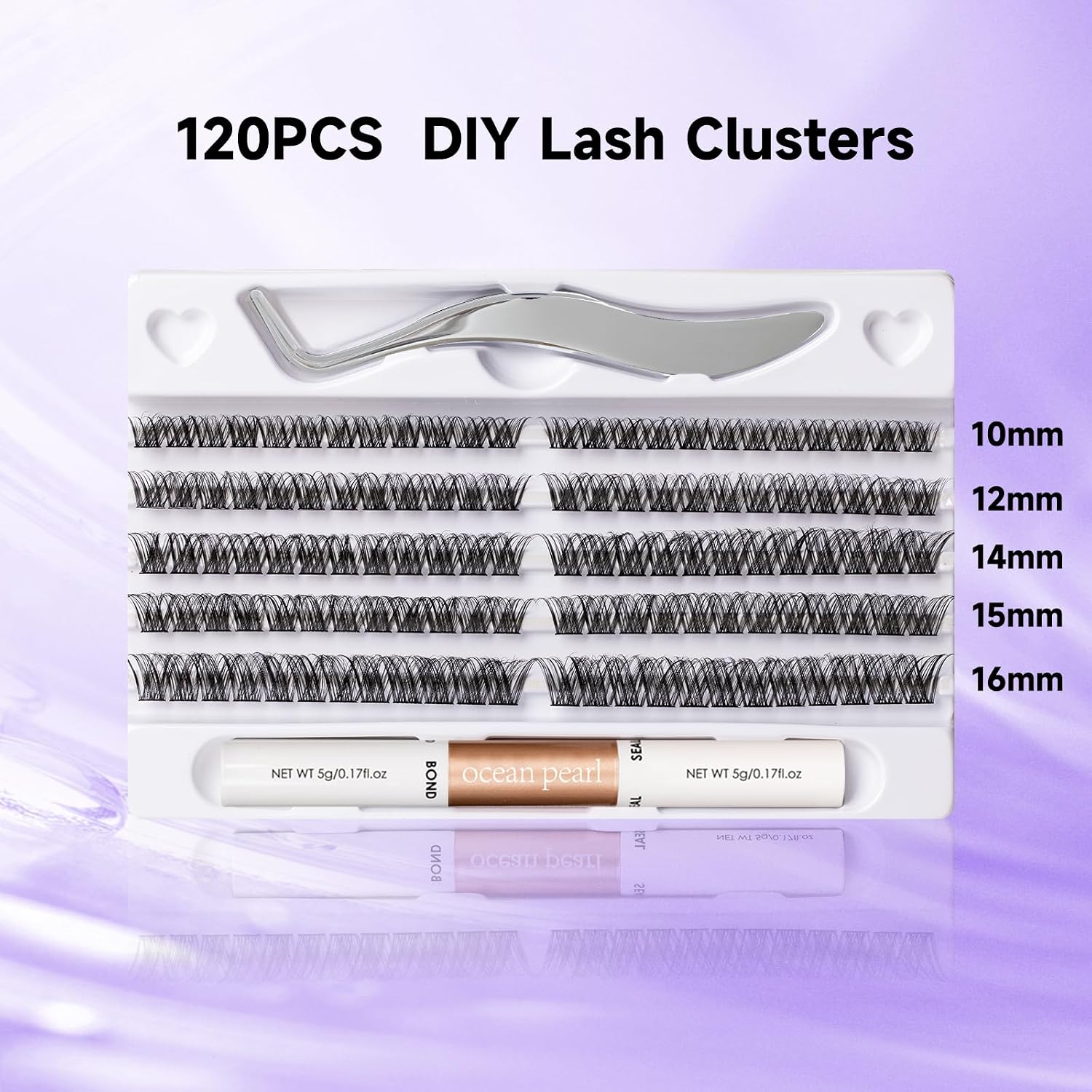 Thumbnail 4 de OP01 Individual Cluster Lashes 120 pcs, Mix 10–16mm 🪄
