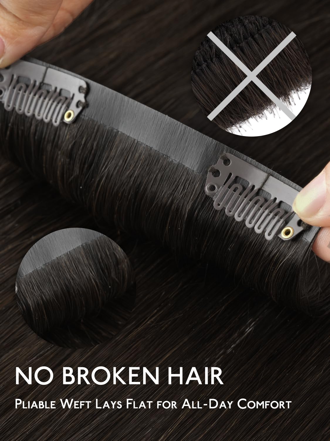 Thumbnail 5 de WENNALIFE Seamless Clip-In Hair Extensions 24" 160g ๐โ