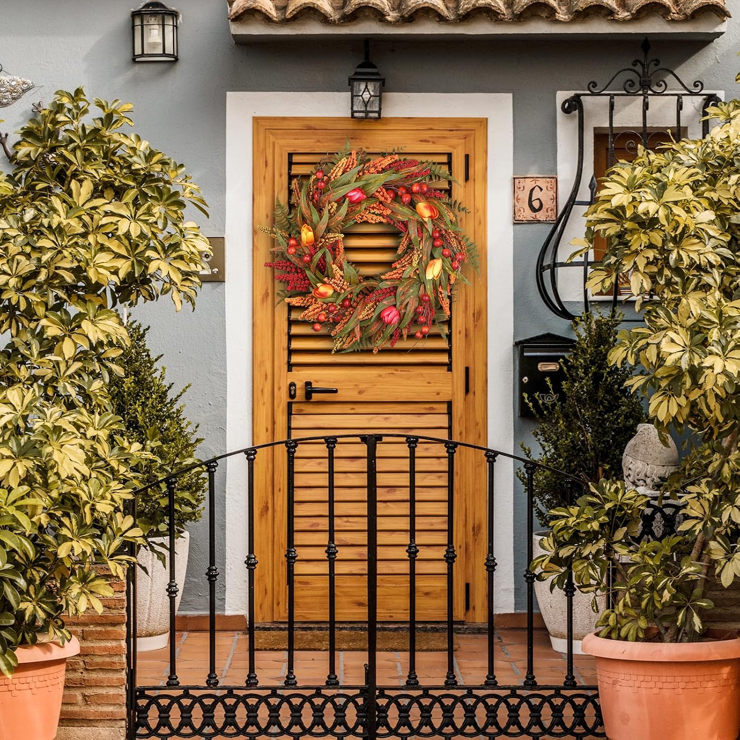 Detalle 2 de Fall Wreath, 24-Inch