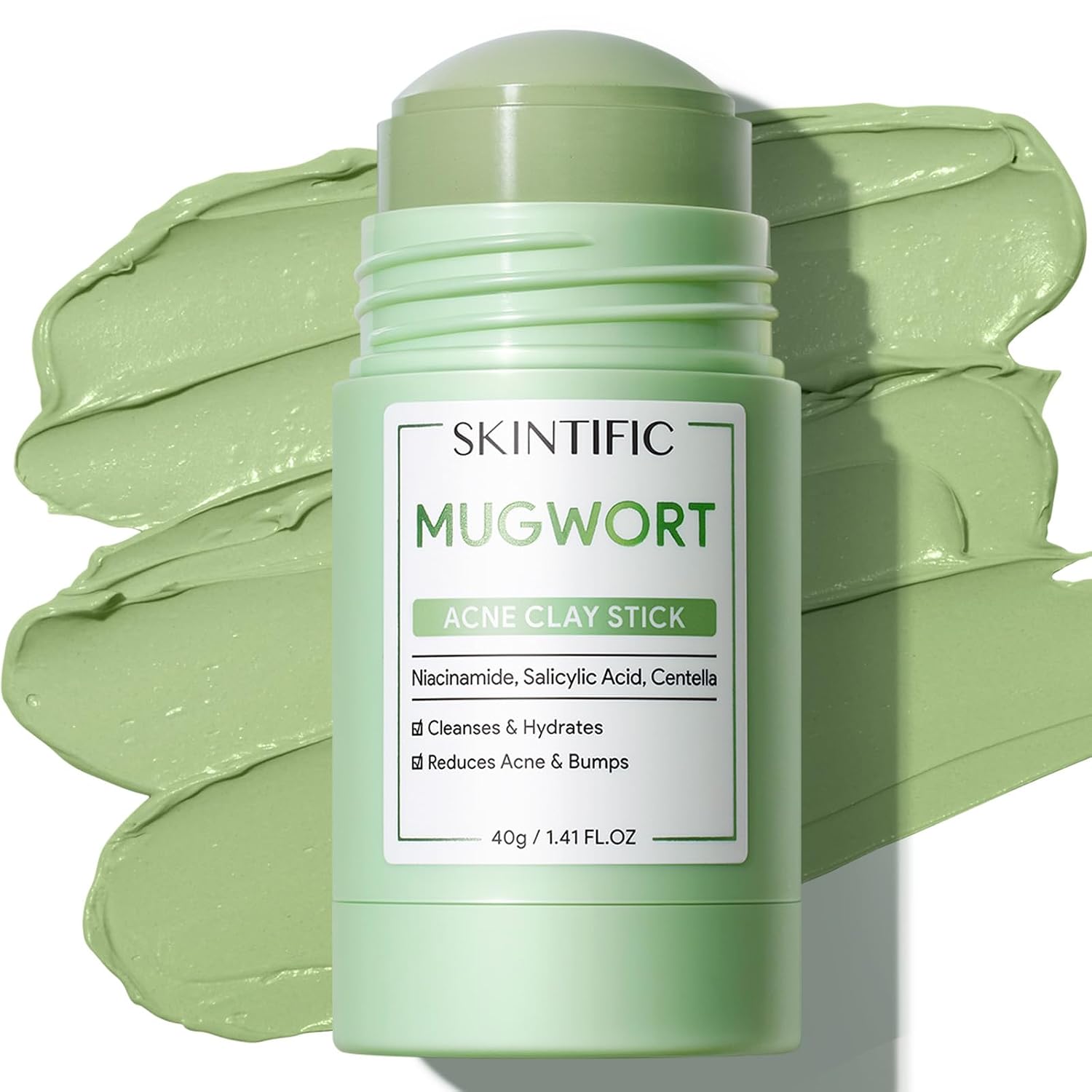 Detalle de SKINTIFIC Mugwort Clay Stick Mask