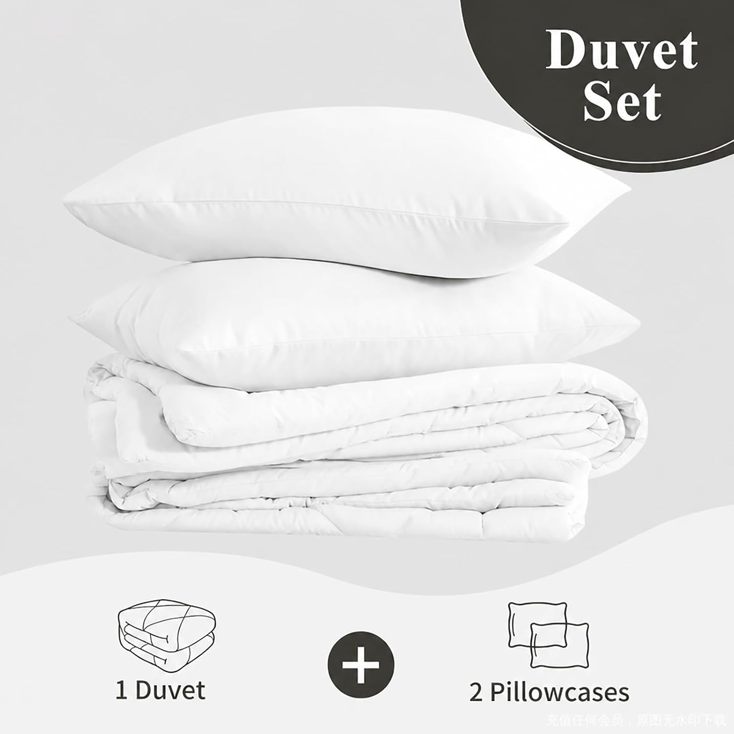 Thumbnail 6 de Tifschlaf Coverless Duvet Super King Size 10.5 Tog – All‑Season, 260x220cm with 2 Pillowcases