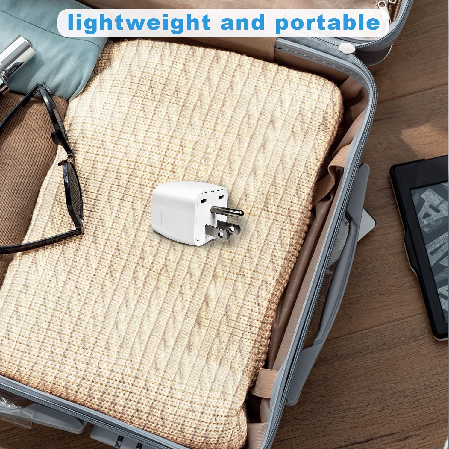 Thumbnail 5 de Vutizal Reiseadapter USA (Typ B) – 2er-Set für Deutschland/Europa zu USA, Kanada, Mexiko & mehr