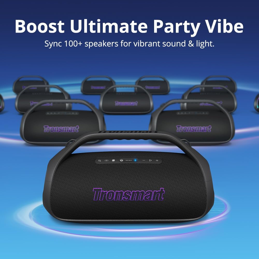 Thumbnail 6 de Tronsmart Bang 2: Altoparlante Bluetooth 90 W con illuminazione RGB, autonomia 26 h e design portatile per outdoor