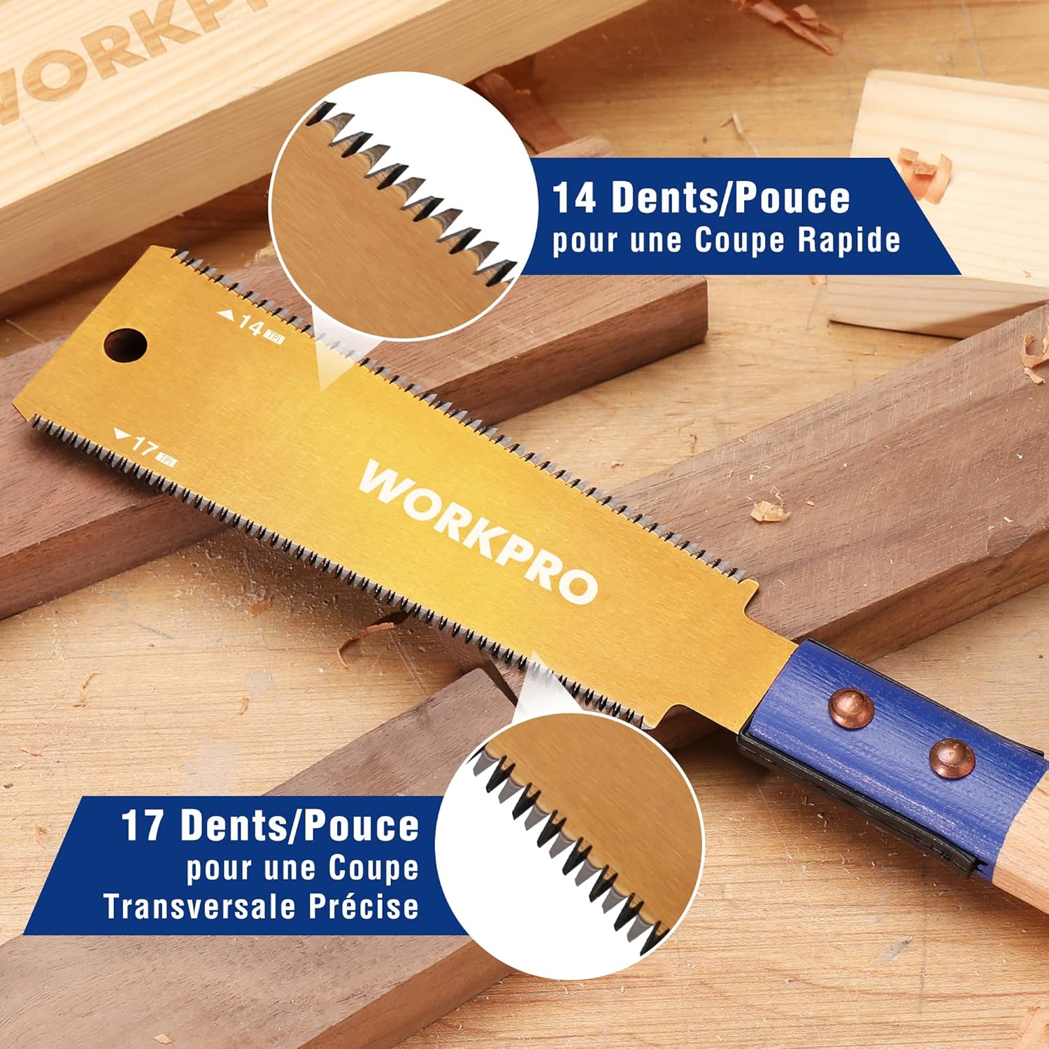 Detalle 2 de WORKPRO Scie Japonaise 150 mm