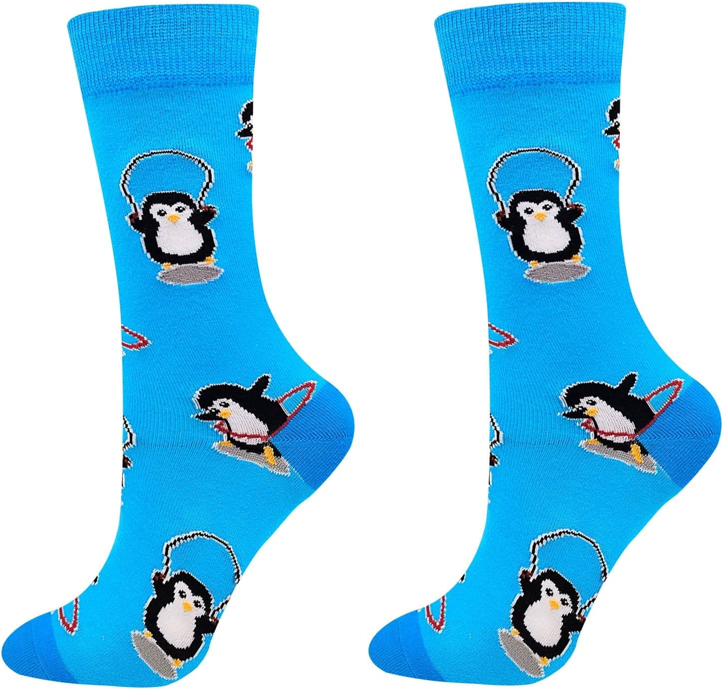 Detalle 1 de Facefuture Bunte Baumwolle Socken Crew