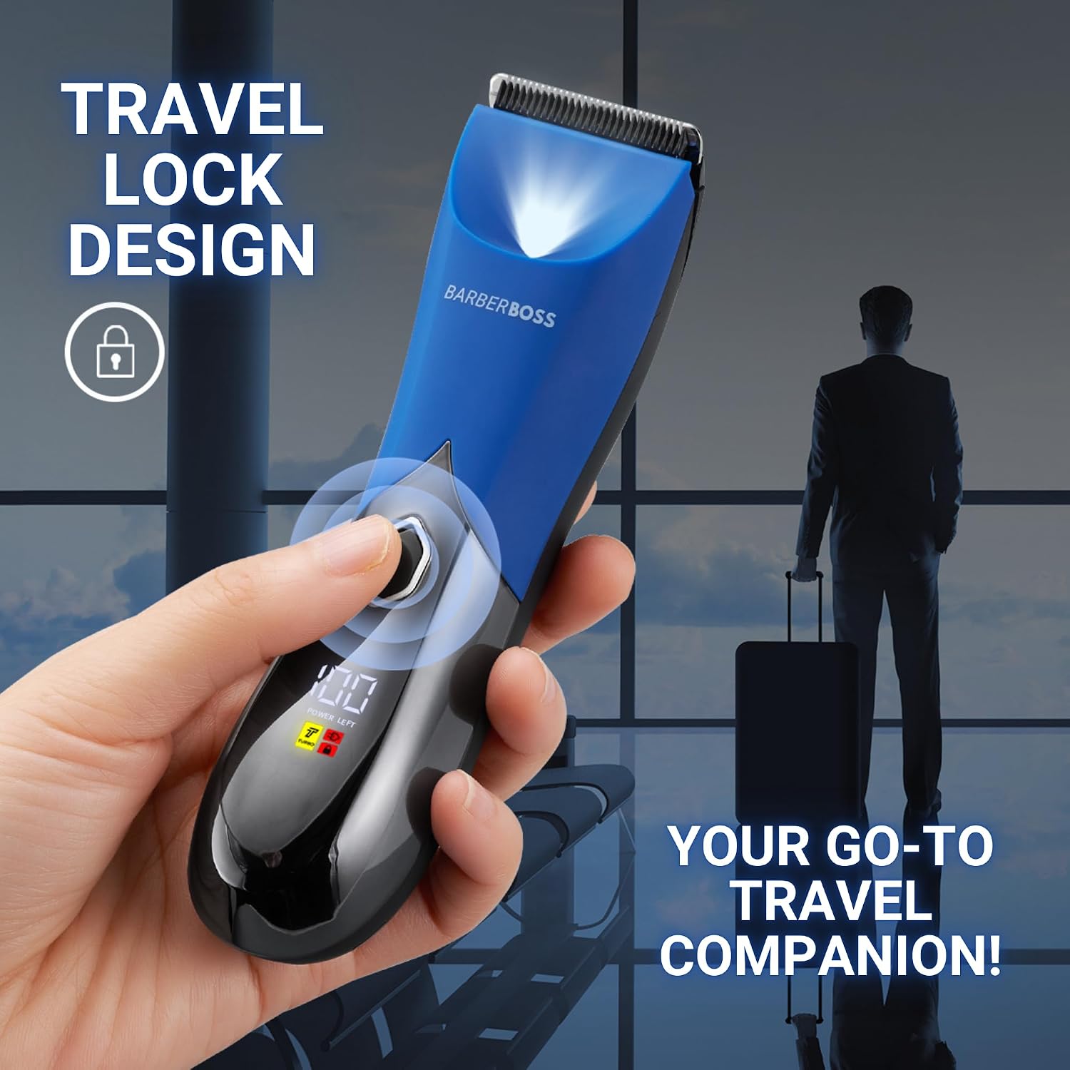Detalle de BarberBoss Balls Trimmer Men: Versatile Groin & Body Groomer for Precise, Everyday Use