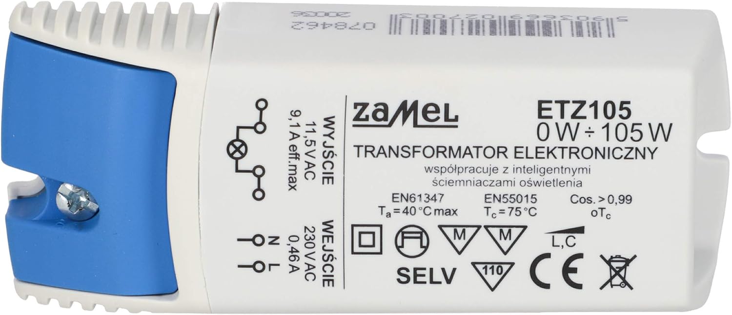Thumbnail 1 de Ledix ETZ-105 elektronisk transformator för 12 V halogen, 105 W